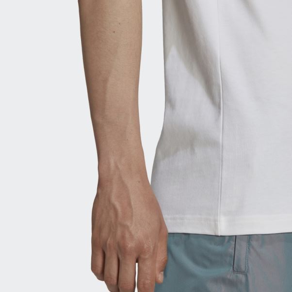 T-shirt Adidas Adicolor Shattered Trèfle Blanc