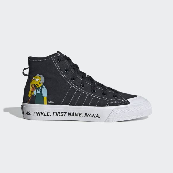 Adidas Nizza Hi Rf Chaussures Noir