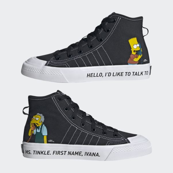 Adidas Nizza Hi Rf Chaussures Noir