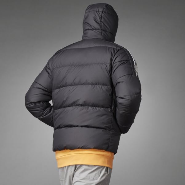 Doudoune à Capuche Mi-lourde Essentials Noir Adidas