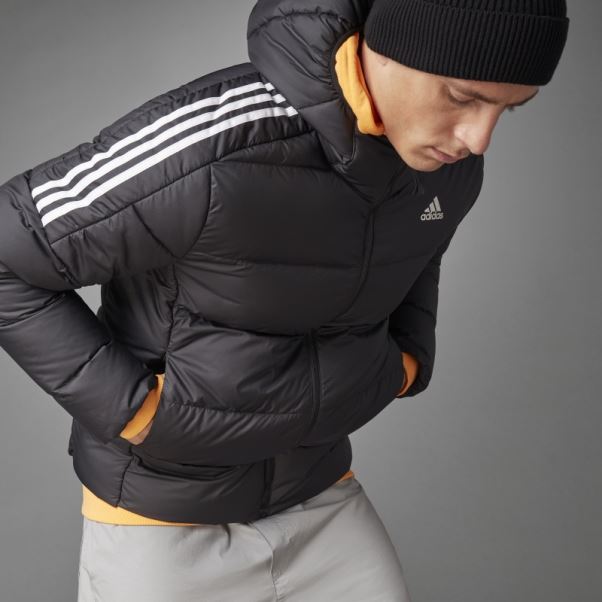 Doudoune à Capuche Mi-lourde Essentials Noir Adidas