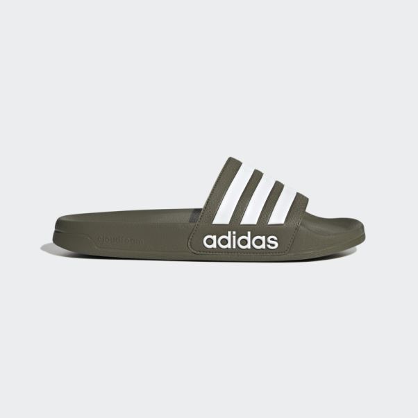 Sandales De Douche Adilette Olive Adidas