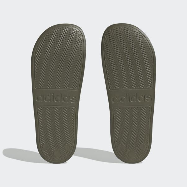 Sandales De Douche Adilette Olive Adidas