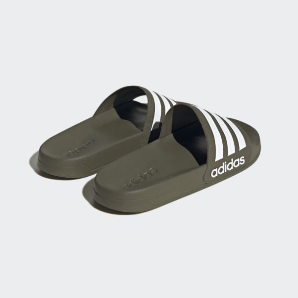 Sandales De Douche Adilette Olive Adidas