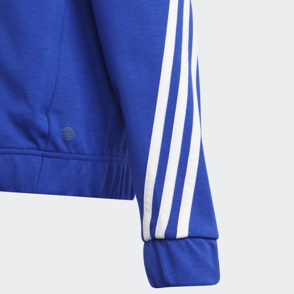 Survêtement Adidas Future Icon Bleu à 3 Bandes