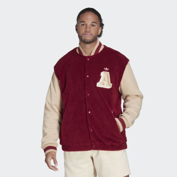 Veste Varsity Adidas Bordeaux