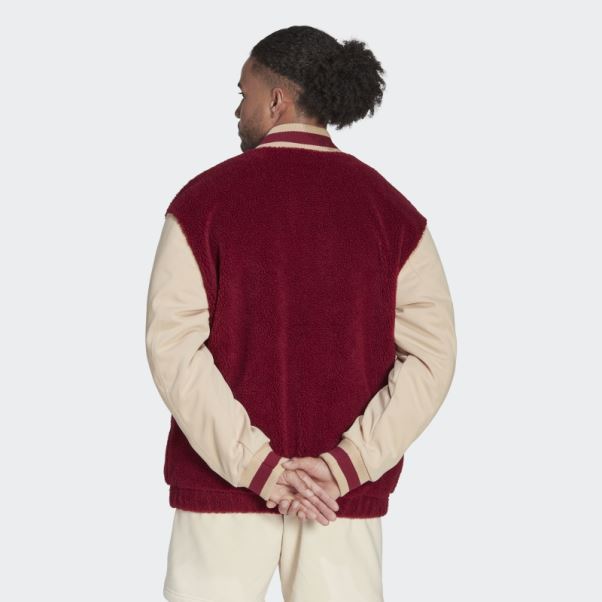 Veste Varsity Adidas Bordeaux