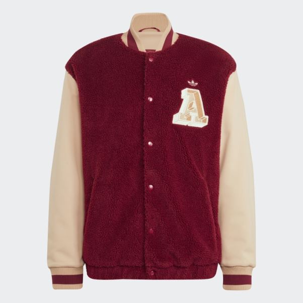 Veste Varsity Adidas Bordeaux