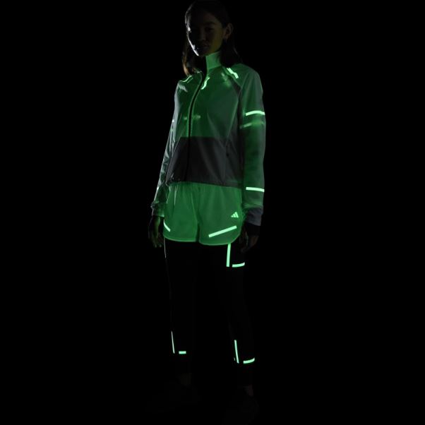 Short De Running Adidas Reflect At Night X-city Blanc