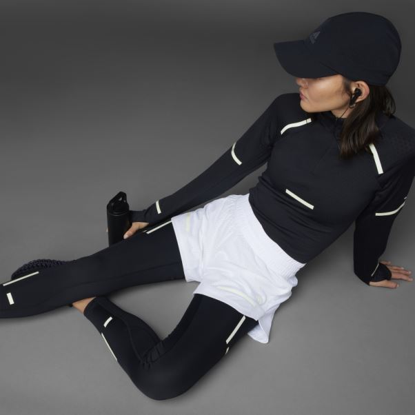 Short De Course X-city Réfléchissant Blanc Adidas