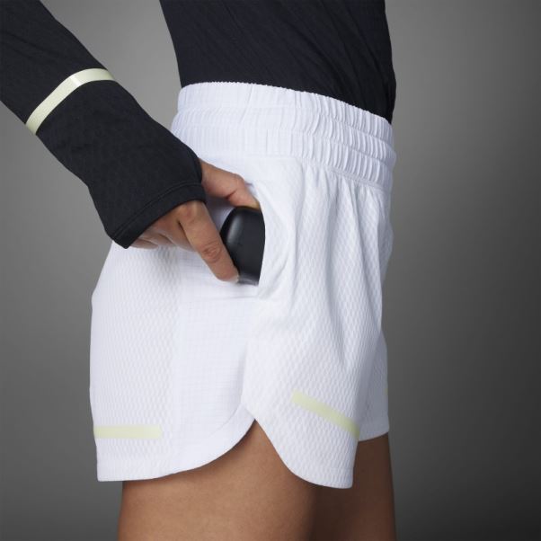 Short De Course X-city Réfléchissant Blanc Adidas