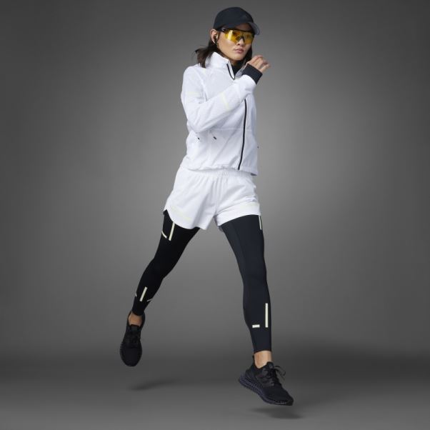 Short De Course X-city Réfléchissant Blanc Adidas