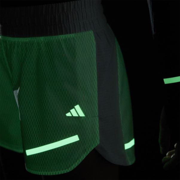 Short De Course X-city Réfléchissant Blanc Adidas