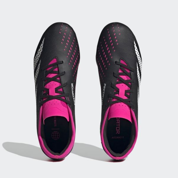 Predator Accuracy.3 Chaussures Basses Pour Sol Ferme Noir Adidas
