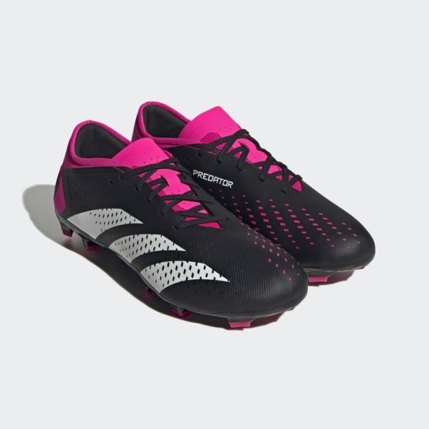 Predator Accuracy.3 Chaussures Basses Pour Sol Ferme Noir Adidas