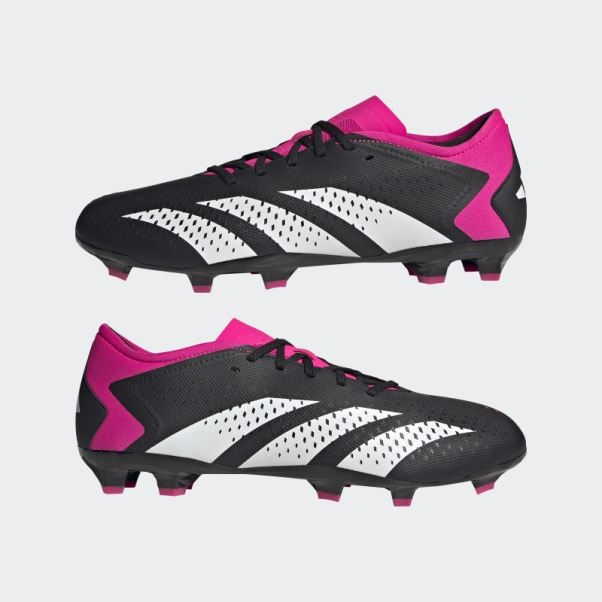 Predator Accuracy.3 Chaussures Basses Pour Sol Ferme Noir Adidas