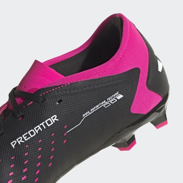 Predator Accuracy.3 Chaussures Basses Pour Sol Ferme Noir Adidas