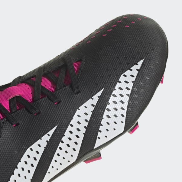 Predator Accuracy.3 Chaussures Basses Pour Sol Ferme Noir Adidas