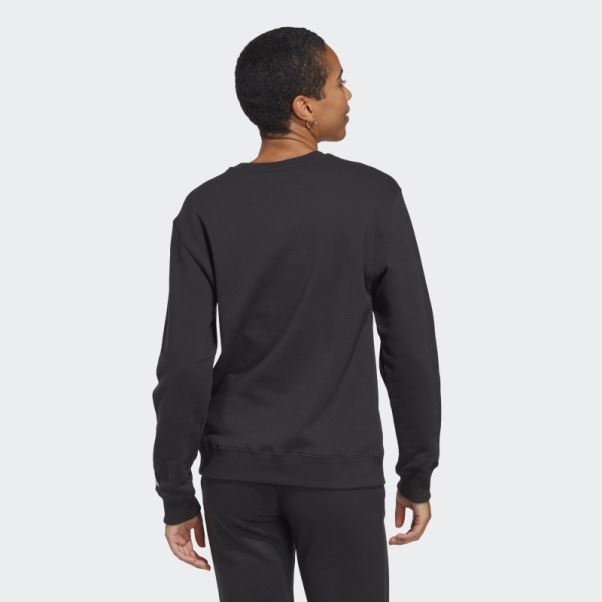 Sweat En Molleton Linear Essentials Noir Adidas