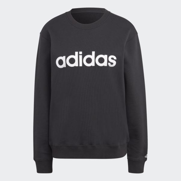 Sweat En Molleton Linear Essentials Noir Adidas
