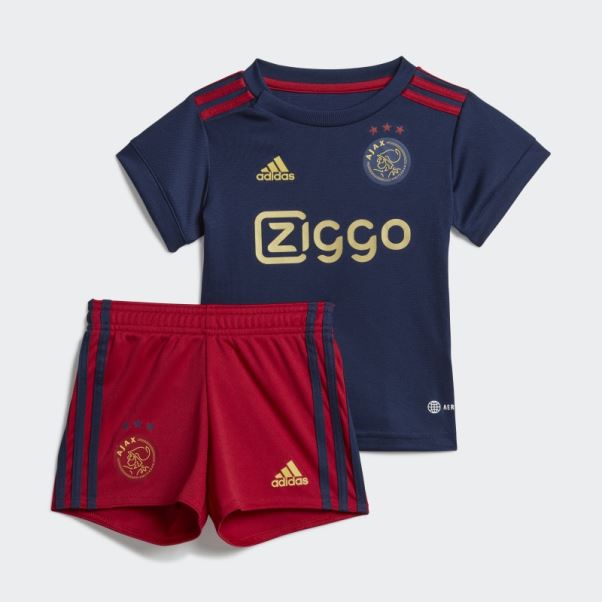 Kit Bébé Adidas Ajax Amsterdam 22/23 Extérieur Bleu Marine