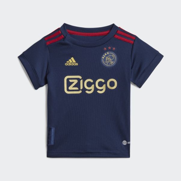 Kit Bébé Adidas Ajax Amsterdam 22/23 Extérieur Bleu Marine
