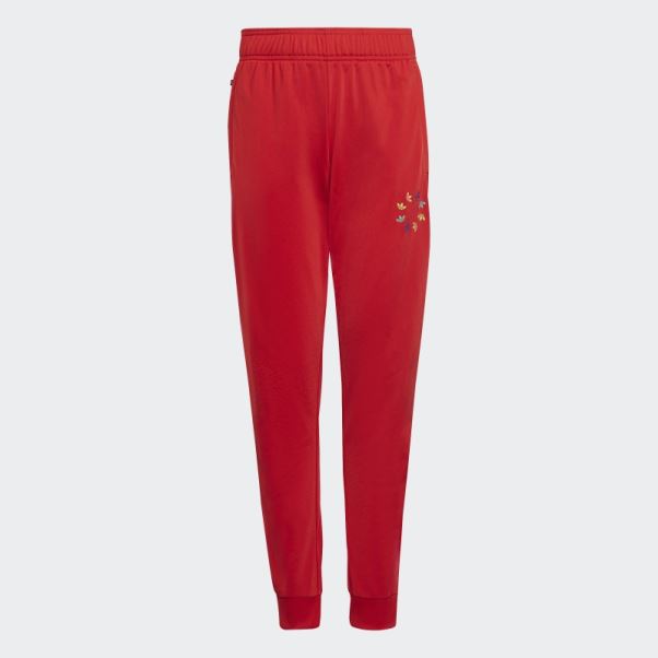 Pantalon De Survêtement Adidas Adicolor Rouge