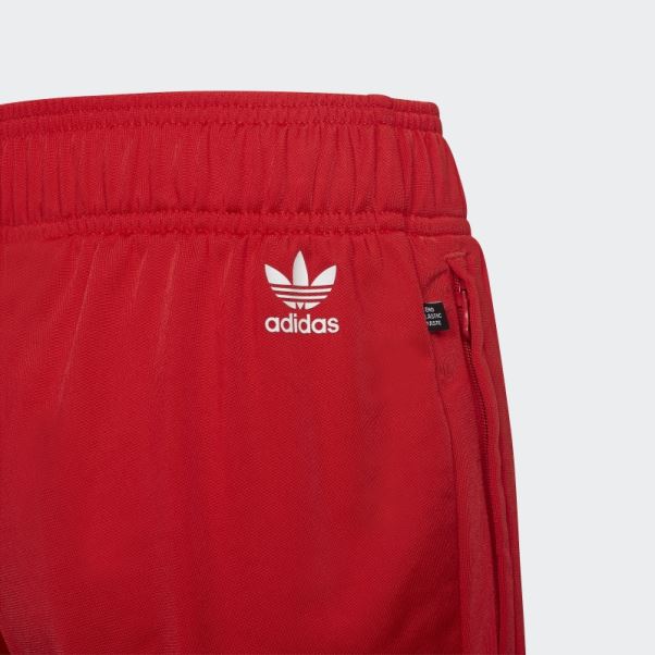 Pantalon De Survêtement Adidas Adicolor Rouge
