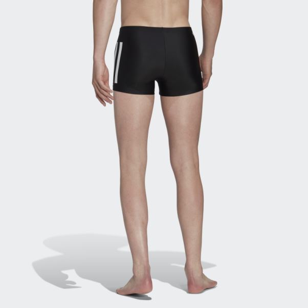 Boxer De Bain Adidas Bold 3 Bandes Noir