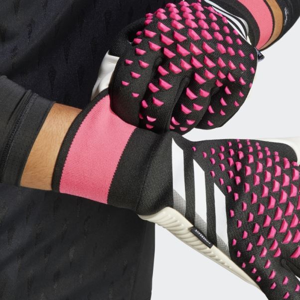 Gants De Gardien Adidas Prédateur Pro Fingerave Noir
