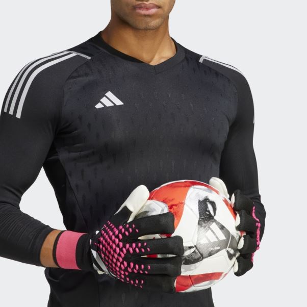 Gants De Gardien Adidas Prédateur Pro Fingerave Noir
