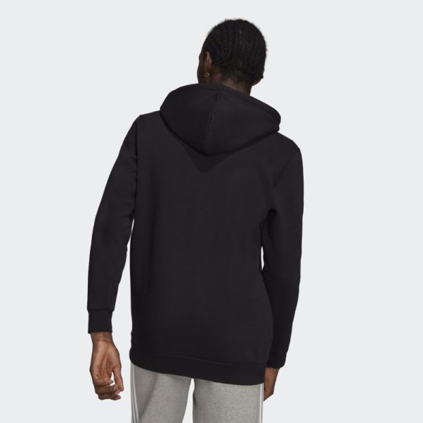 Sweat à Capuche Adidas Adicolor Classics 3 Bandes Noir