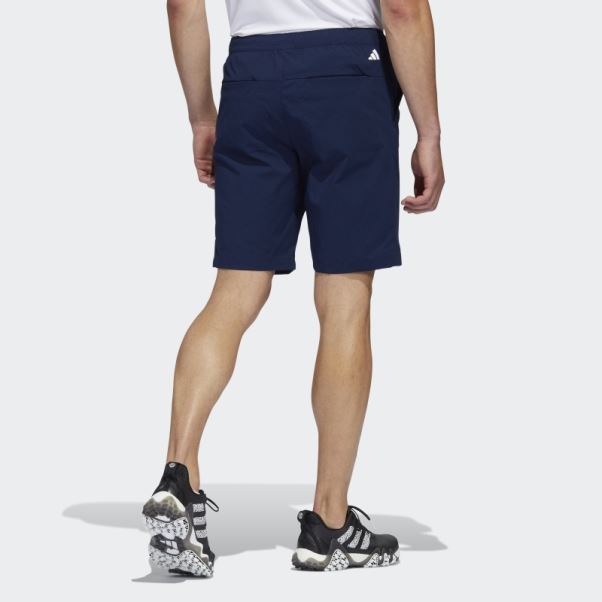 Adidas Short De Golf 9 Pouces Ripstop Bleu Marine