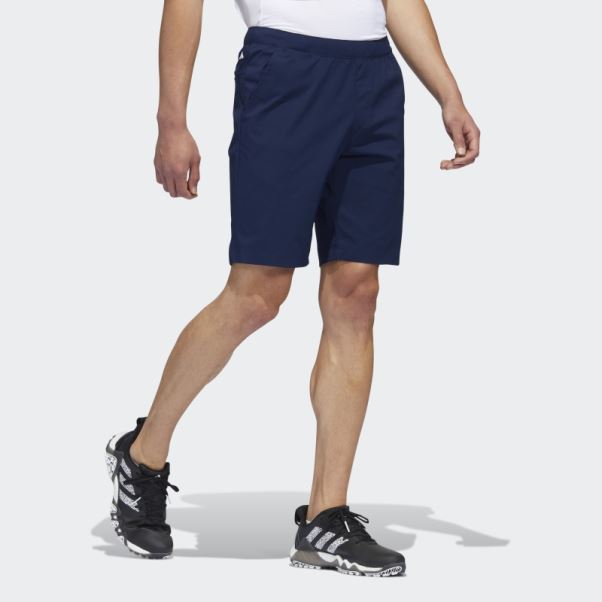 Adidas Short De Golf 9 Pouces Ripstop Bleu Marine