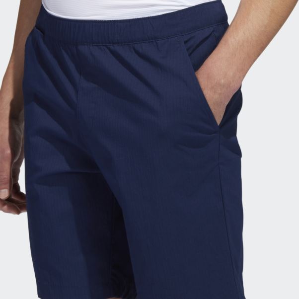 Adidas Short De Golf 9 Pouces Ripstop Bleu Marine
