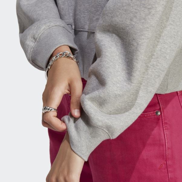 Sweat Adidas Adicolor Essentials Crew Gris Moyen