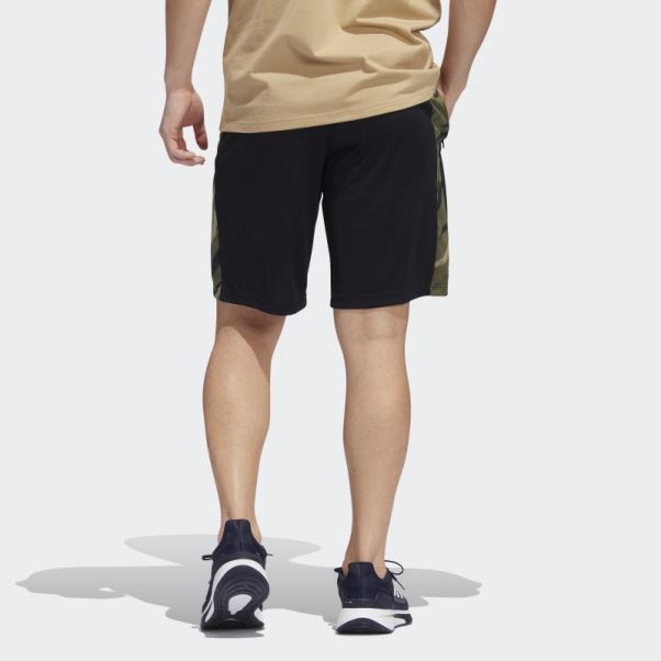 Short De Sport Camouflage Feelstrong Aeroready Noir Adidas