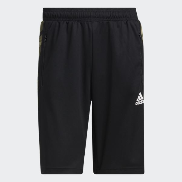 Short De Sport Camouflage Feelstrong Aeroready Noir Adidas