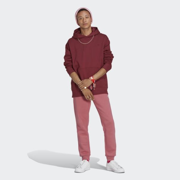 Sweat à Capuche Adidas Adicolor Contempo French Terry Rouge