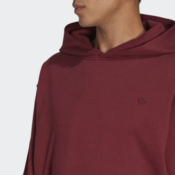 Sweat à Capuche Adidas Adicolor Contempo French Terry Rouge