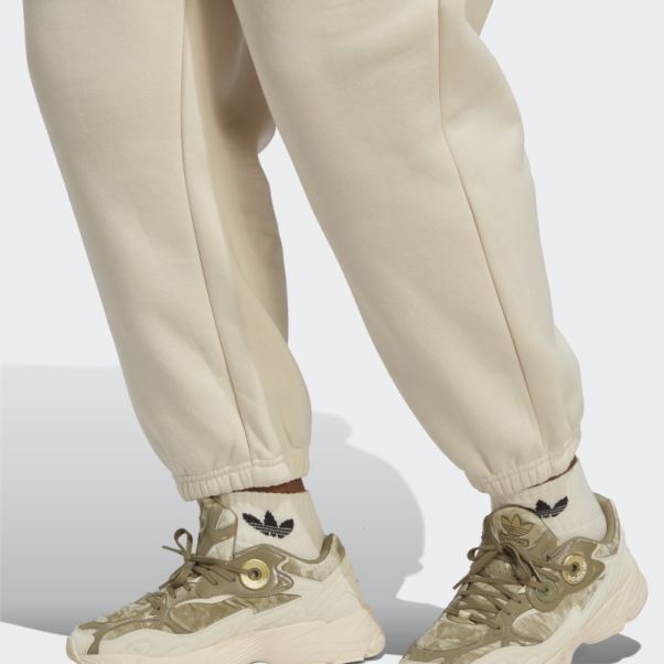 Adidas Pantalon De Jogging En Molleton Essentials Blanc (grande Taille)
