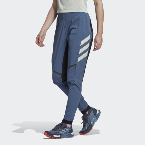 Pantalon De Trail Running Hybride Terrex Agravic Acier Adidas