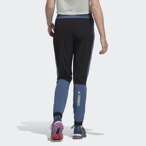 Pantalon De Trail Running Hybride Terrex Agravic Acier Adidas
