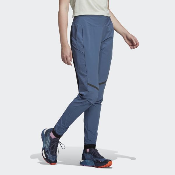 Pantalon De Trail Running Hybride Terrex Agravic Acier Adidas