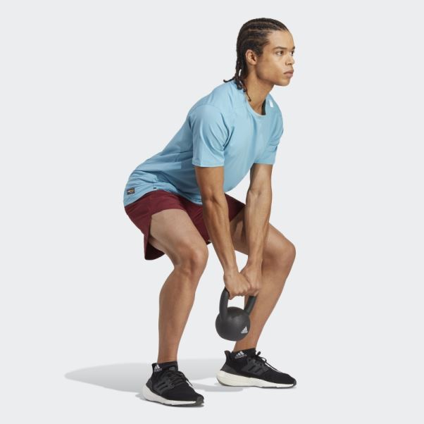 Conçu Pour L'entraînement T-shirt D'entraînement En Cordura Bleu Adidas