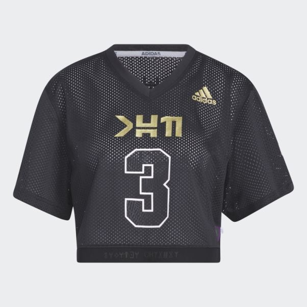 Adidas Marvel Panthère Noire Crop Top Noir