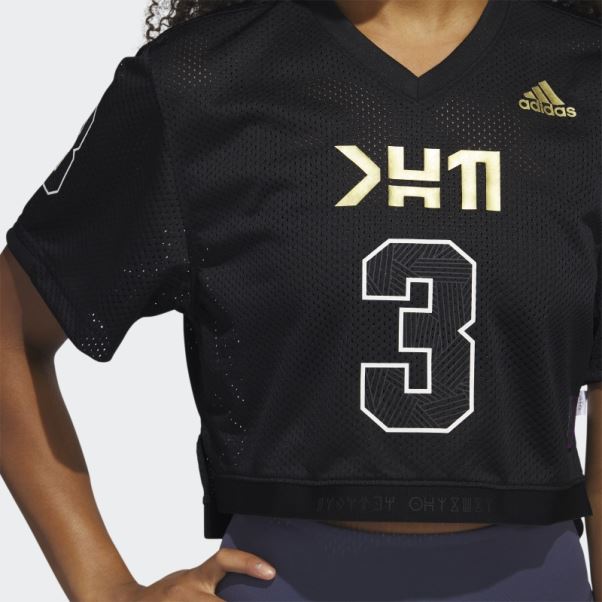 Adidas Marvel Panthère Noire Crop Top Noir