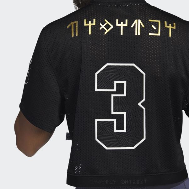 Adidas Marvel Panthère Noire Crop Top Noir