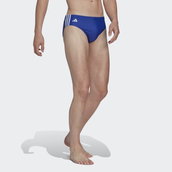 Maillot De Bain Adidas Classic 3-stripes Bleu