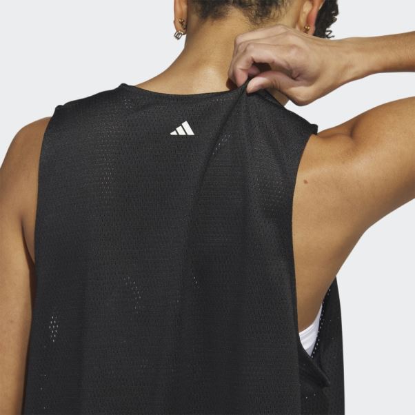 Adidas Select Jersey Débardeur Blanc Fashion
